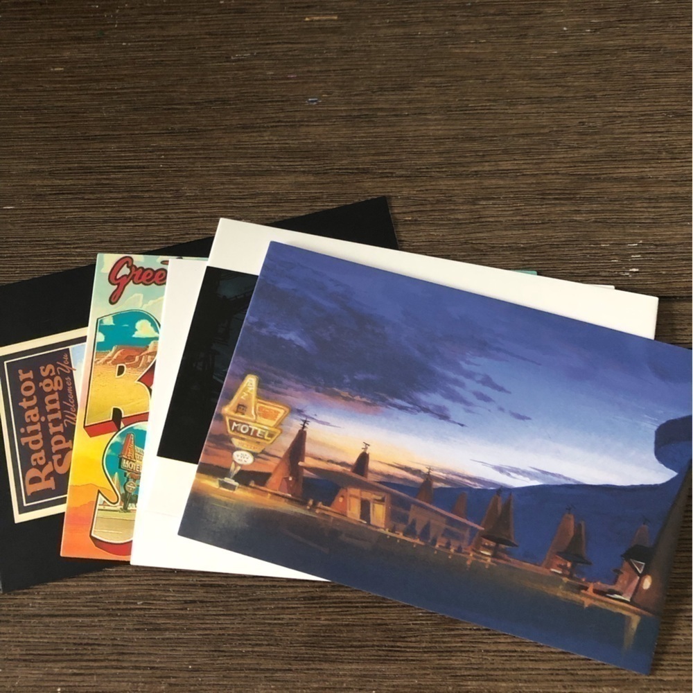 Disney Pixar Movie Postcards: Cars 5 pack.